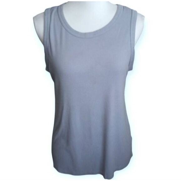 Halogen Light Gray/Lavender Sleeveless Tank Top Sz.L EUC - Picture 2 of 6